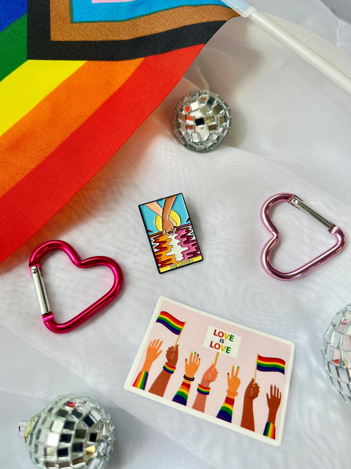 The Lovers Lesbian Tarot Pin