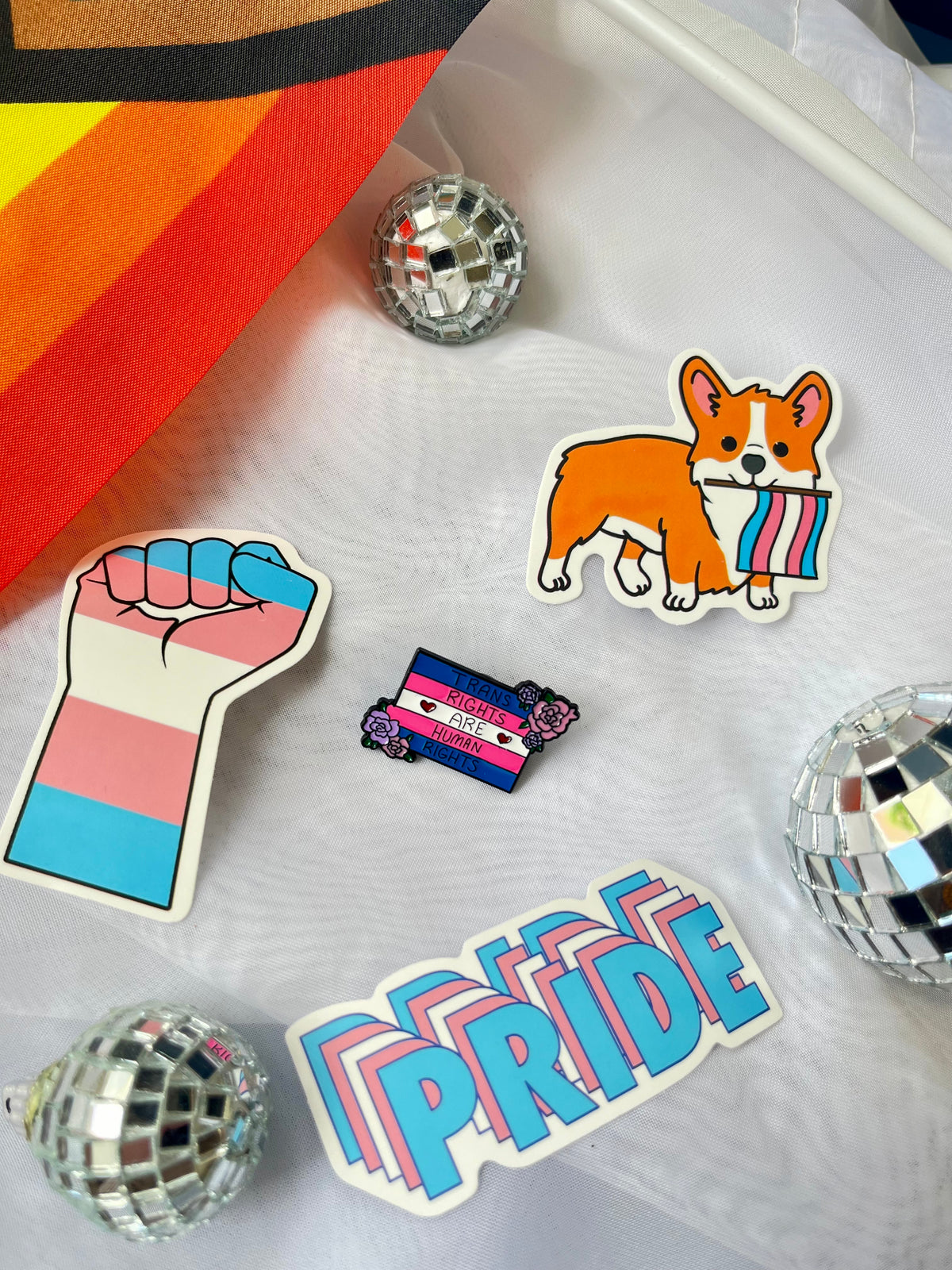 Trans Rights Are Human Rights Pin
