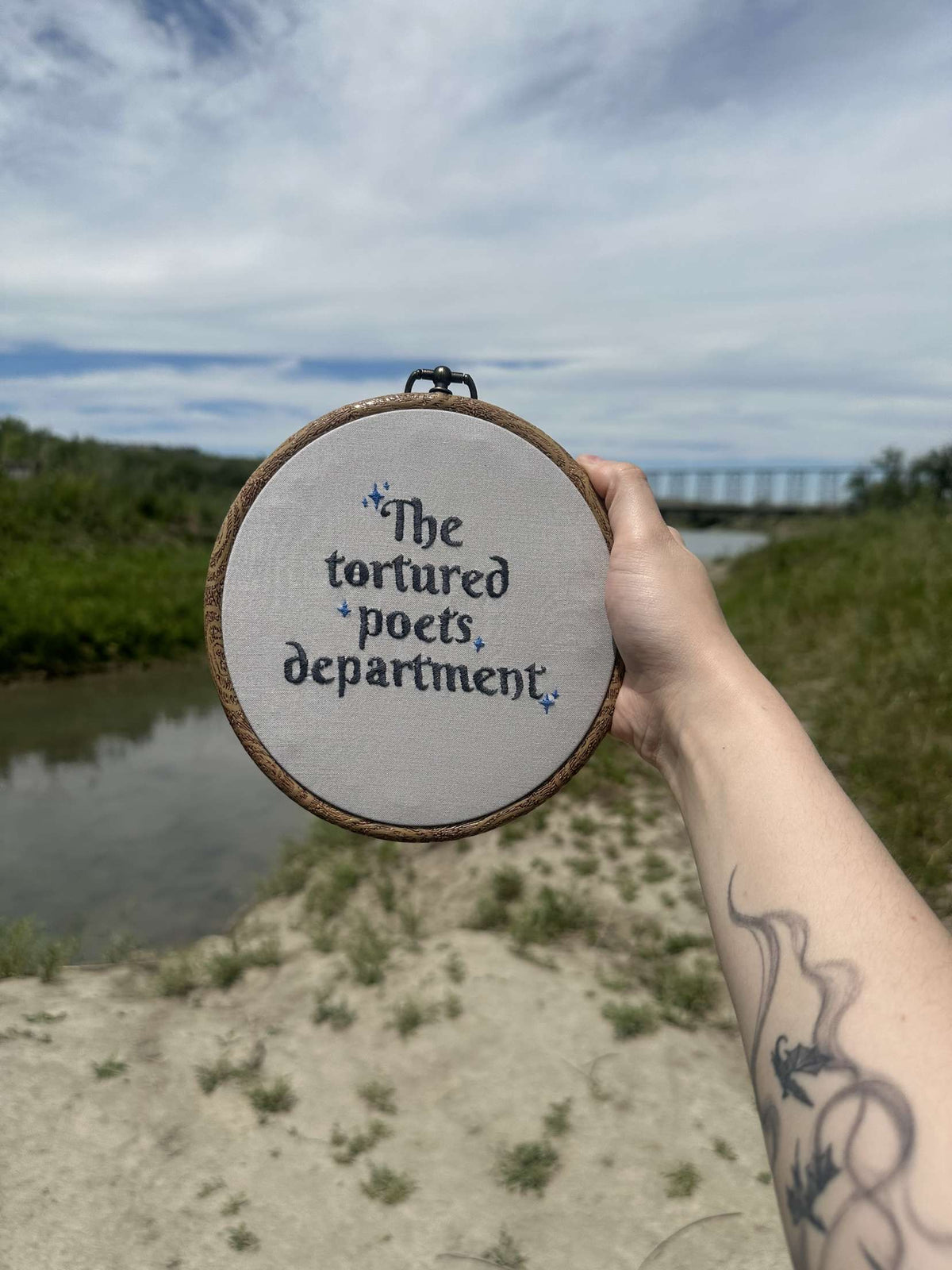 The Tortured Poets Department Taylor Swift Embroidery Art | Unruly Emboidery