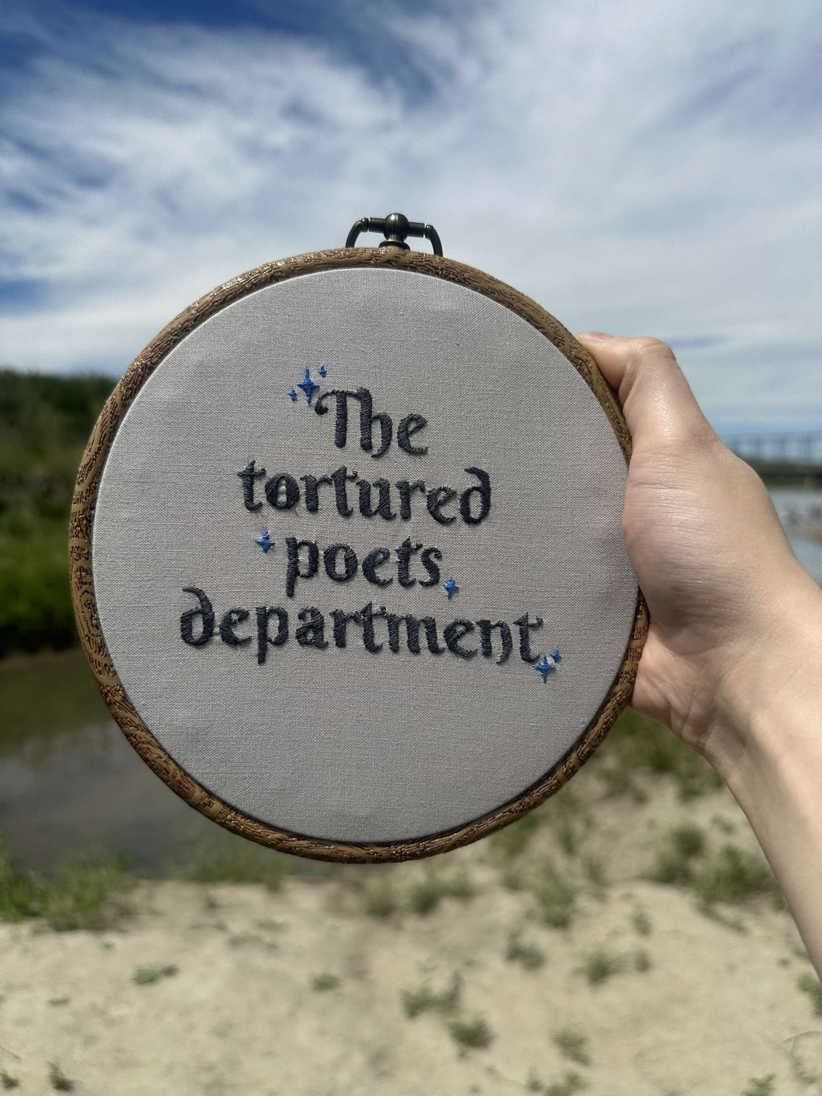 The Tortured Poets Department Taylor Swift Embroidery Art | Unruly Emboidery