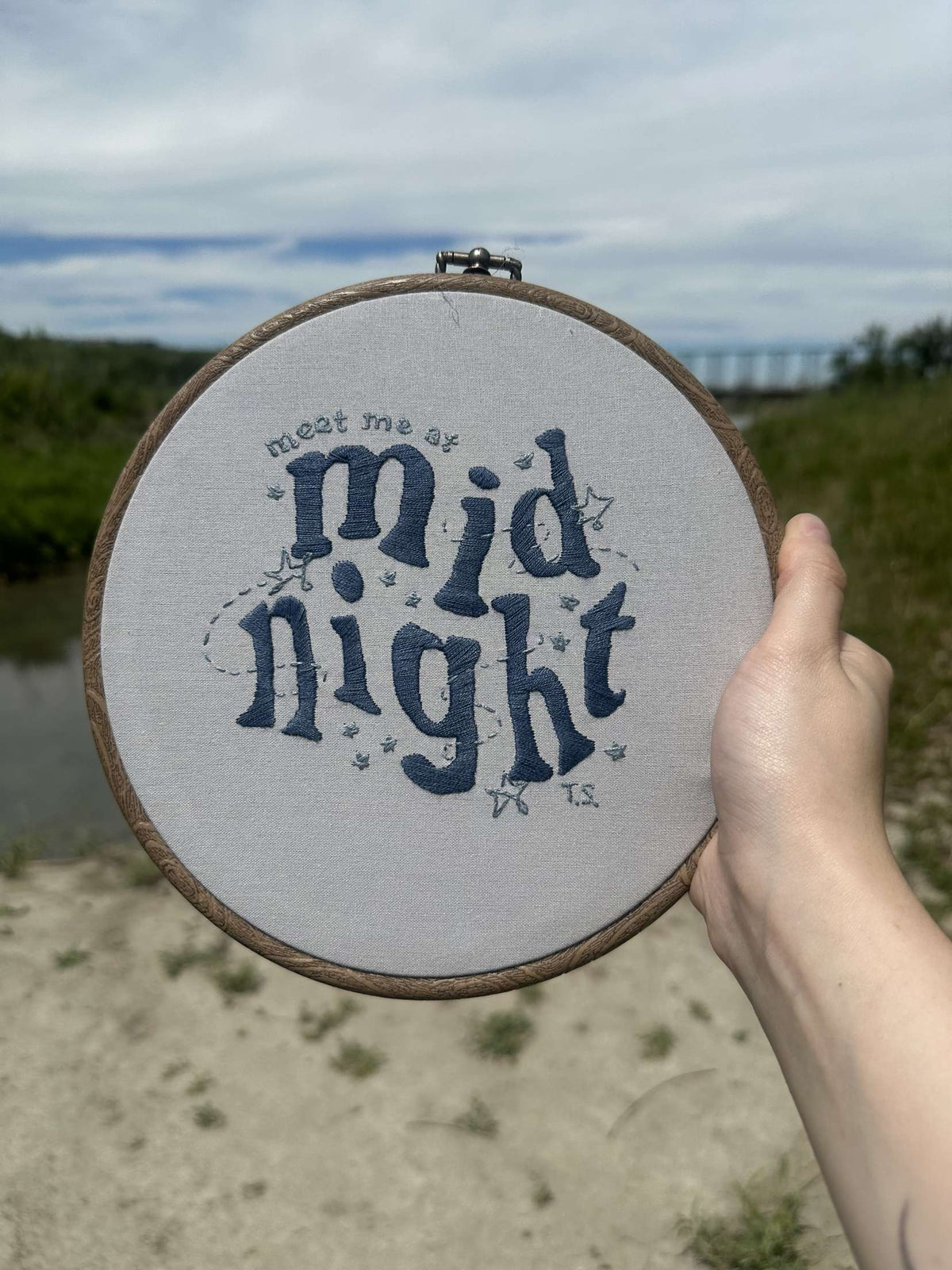 Midnight Taylor Swift Embroidery Art | Unruly Emboidery