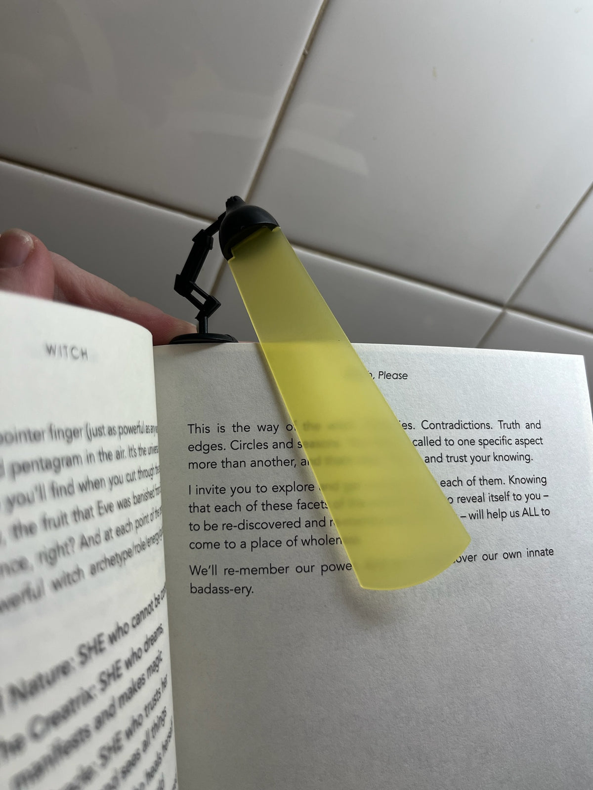 Lit Lamp Bookmark