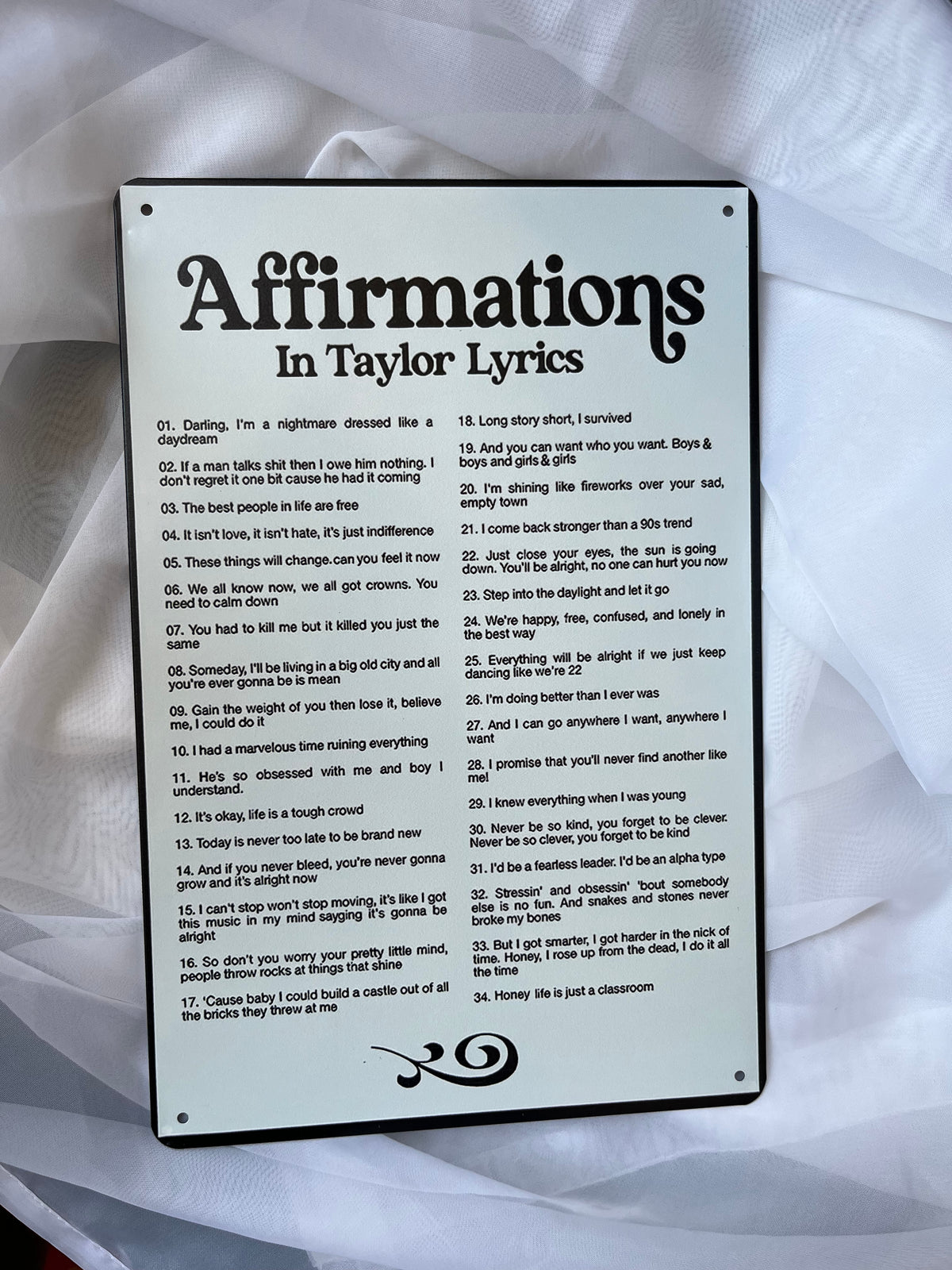 Taylor Swift Lyrics Signs