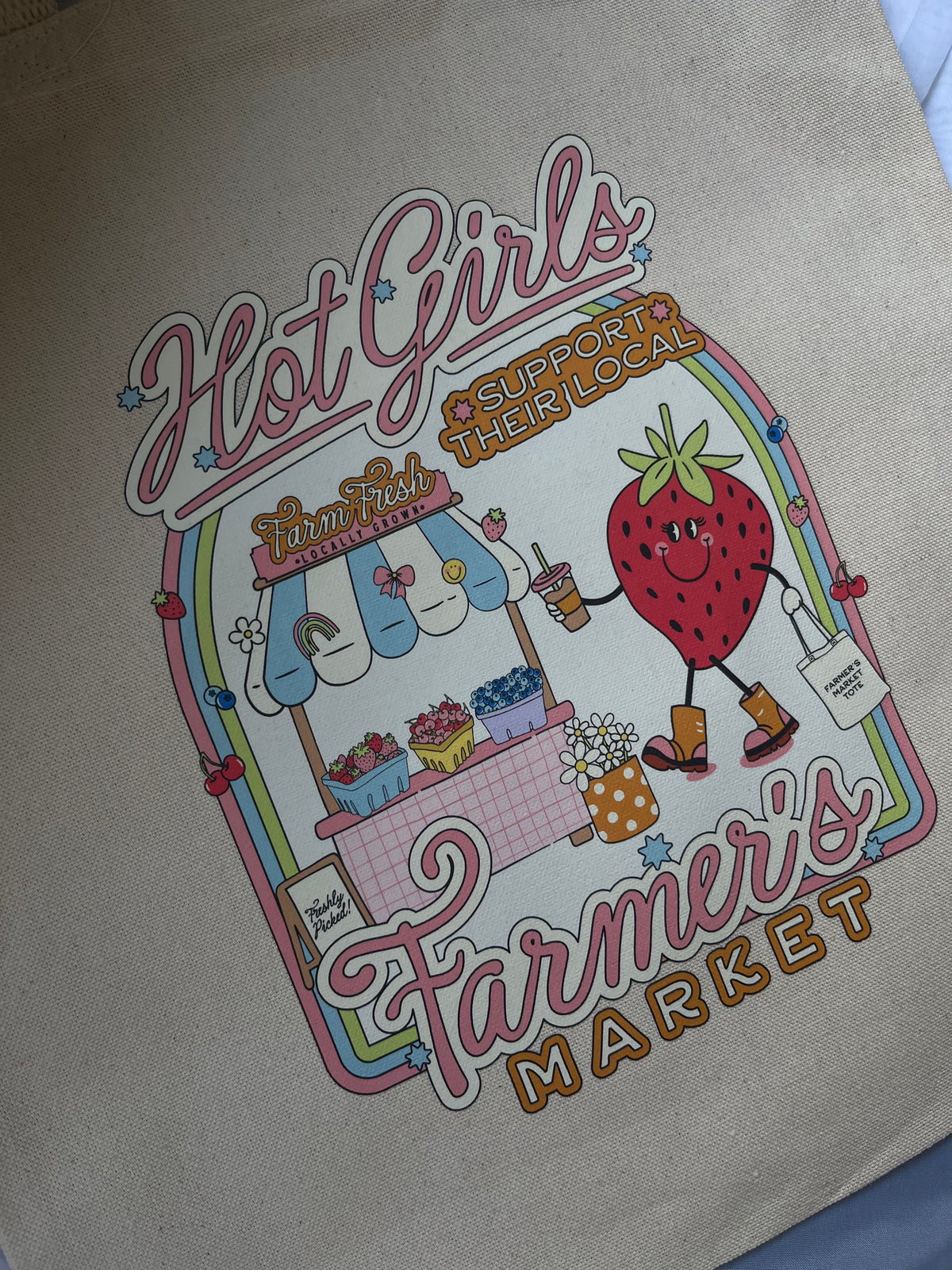 Hot Girl Market Tote