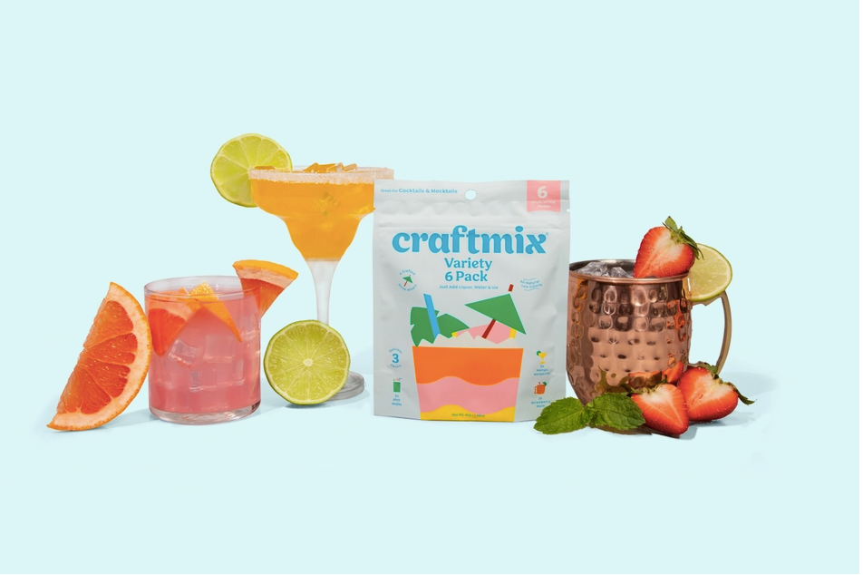 Variety 6 Pack Cocktail & Mocktail Mixes | Craftmix