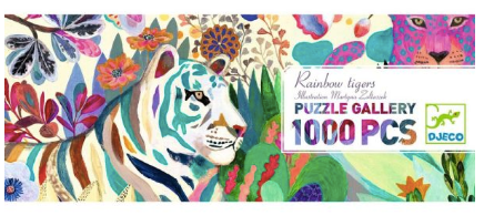 Rainbow Tigers Gallery Puzzle