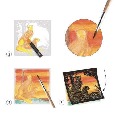 Watercolour Safari Art Set