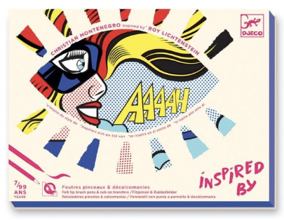 Comic Book Art Set | Inspired by Roy Lichtenstein