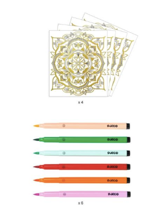 Flower Colouring Art Set