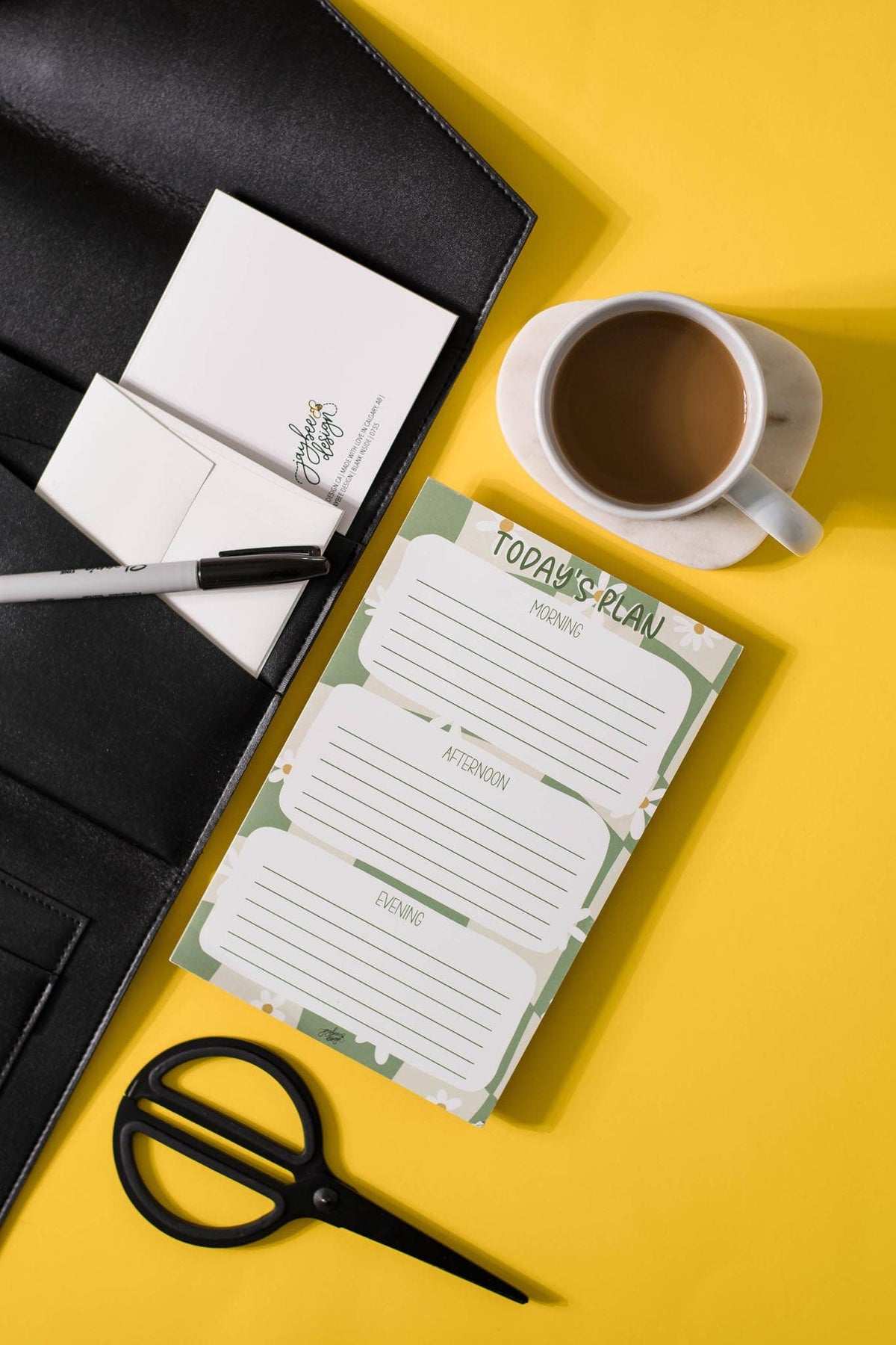 Retro Today's Plan Daily Planner - 25 pg Notepad