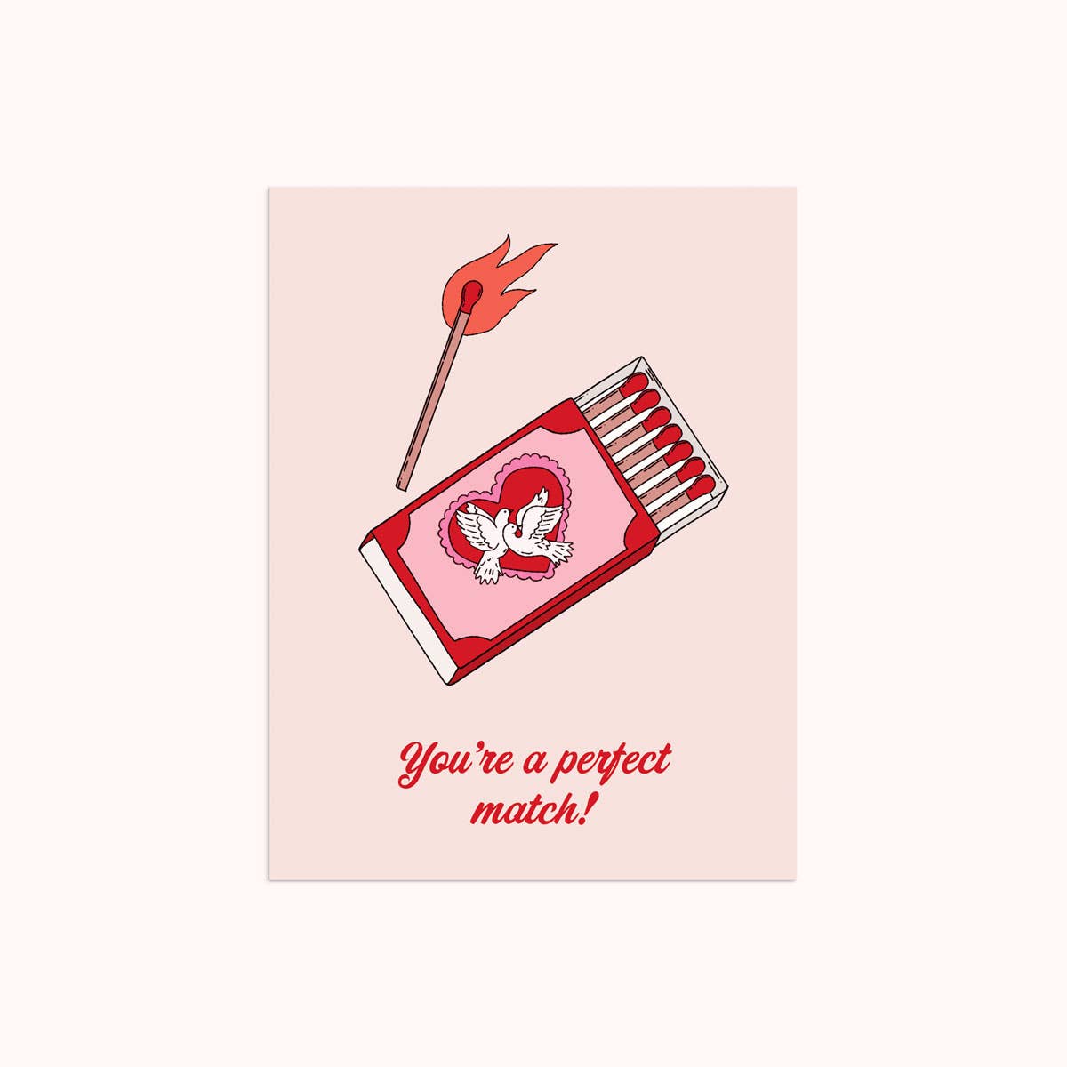 Perfect Match | Wedding Card