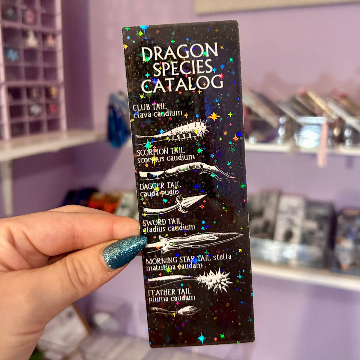 Dragon Species Catalog Cardstock Bookmark