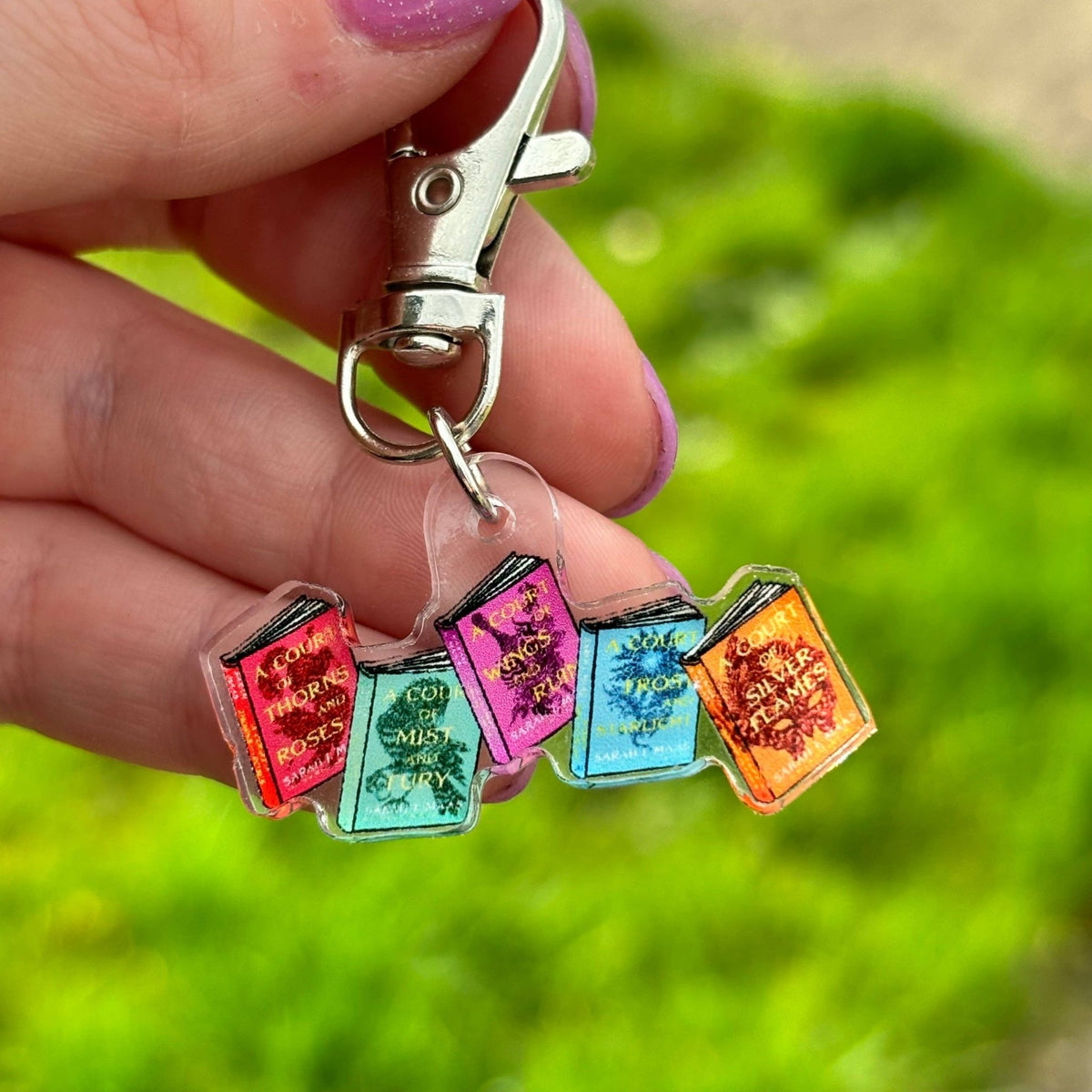 ACOTAR Series Hook Clasp Keychain - UgliStuffs