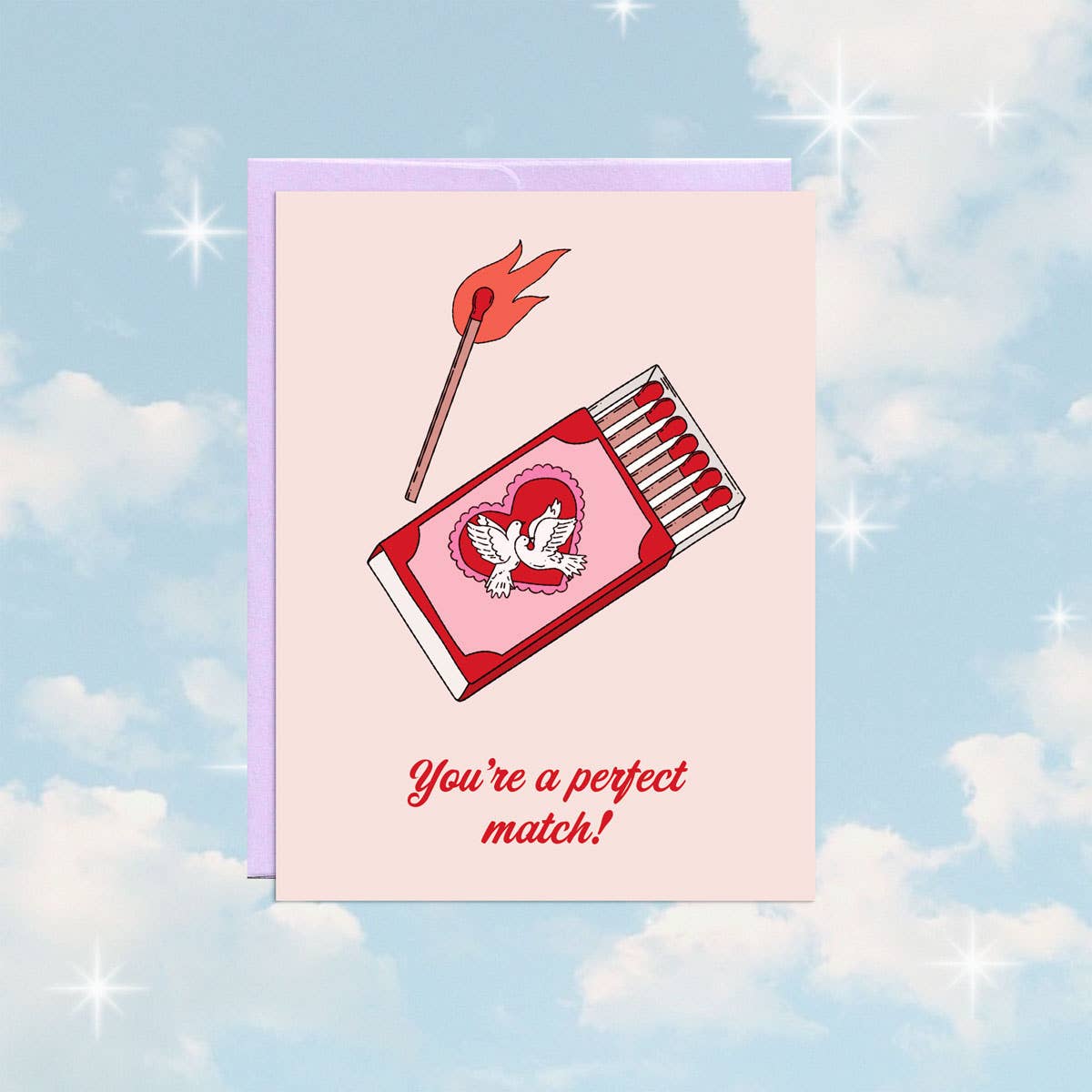 Perfect Match | Wedding Card