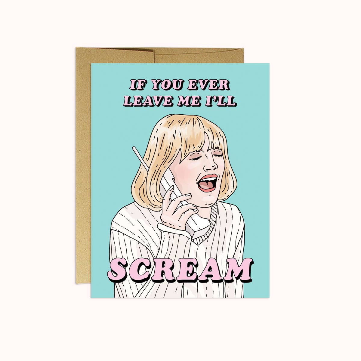 Drew Scream Card | Love Card