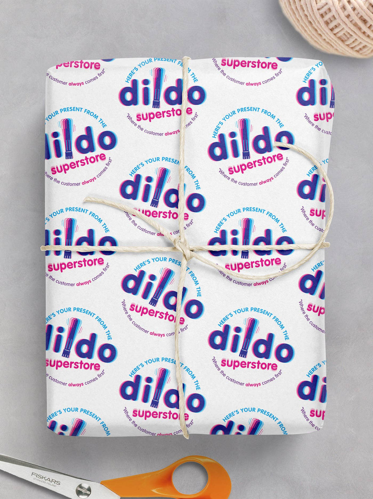 Dildo Superstore Gift Wrap **Pack of 2 Sheets Folded**