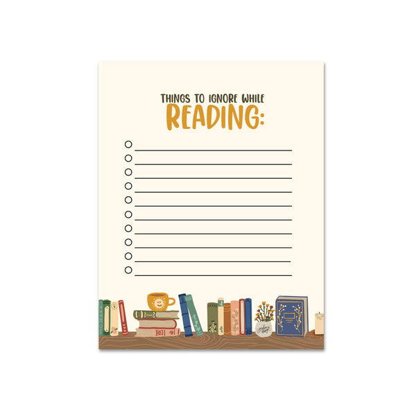 Things To Ignore While Reading | Notepad